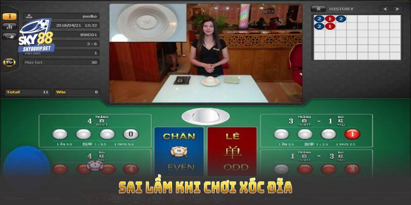 Sai Lầm Khi Chơi Xóc Đĩa